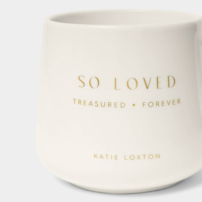 Mug: Porcelain SO LOVED - Boxed - Katie Loxton