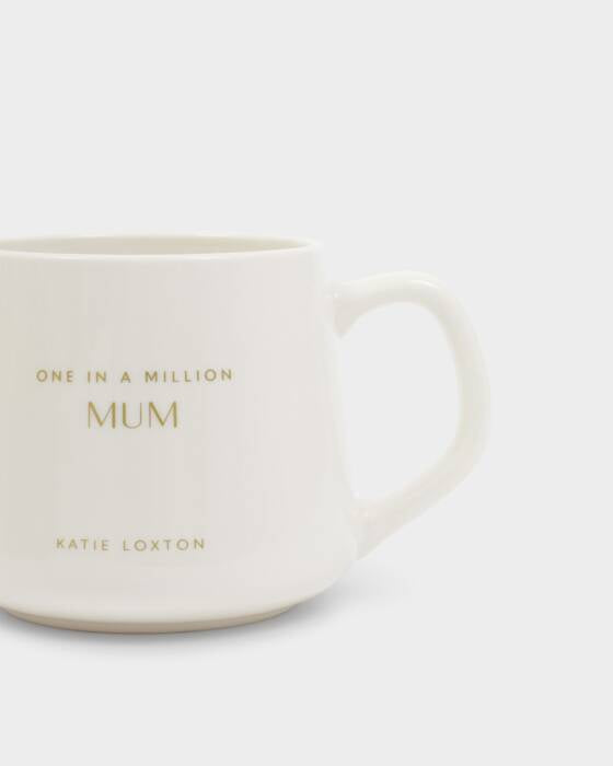 Mug: Porcelain One In A Million Mum- WHITE - Katie Loxton