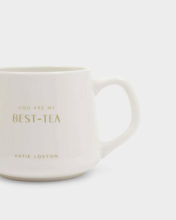 Mug: Porcelain You Are My Best-Tea- WHITE - Katie Loxton
