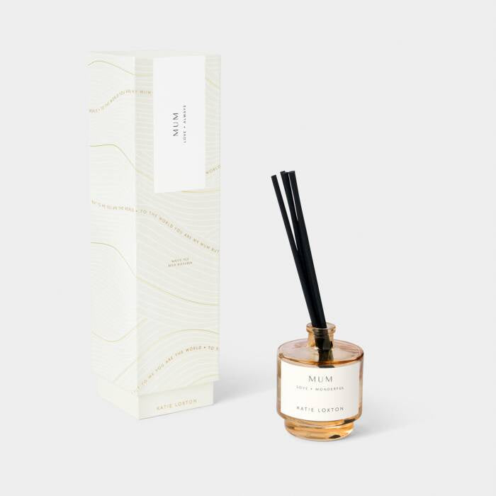 Diffuser: Coloured Glass MUM - English Pear and White Tea - Katie Loxton