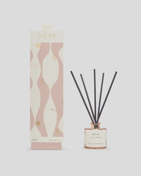 Diffuser: Coloured Glass MUM - English Pear & White Tea - Katie Loxton
