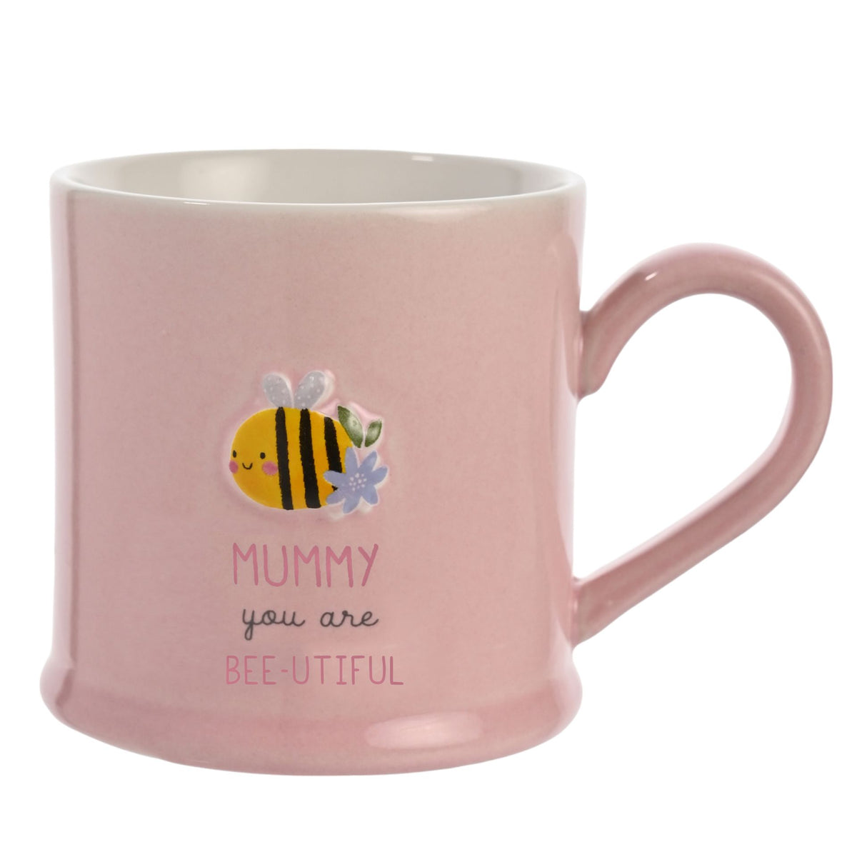 Mug: Ceramic Bee-autiful Mummy - Pink - Love Life