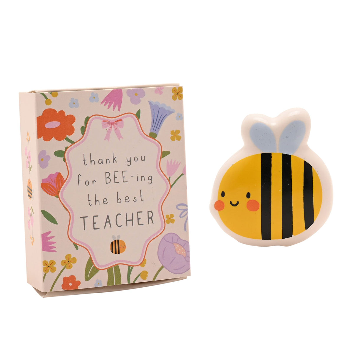 Token: Matchbox Ceramic Thank You Teacher - Pink - Love Life