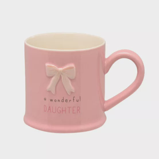 Mug: Boxed a wonderful Daughter - Pink