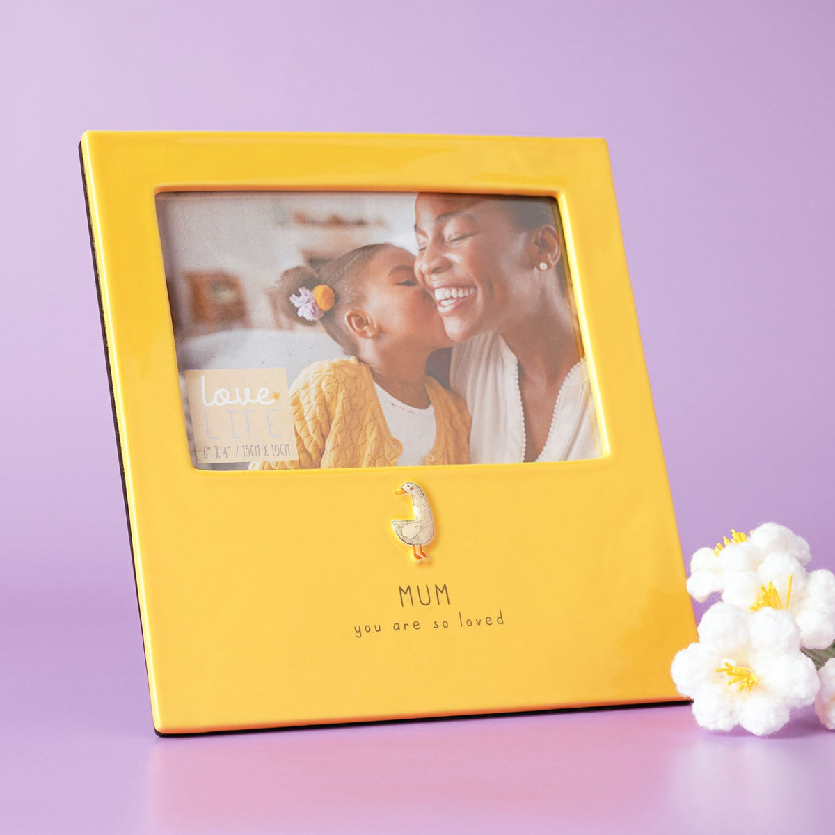 Framed Picture: Mum You Are So Loved - Yellow - Love Life