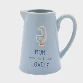 Jug: Goose Mum You Are So Lovely - Blue - Love Life