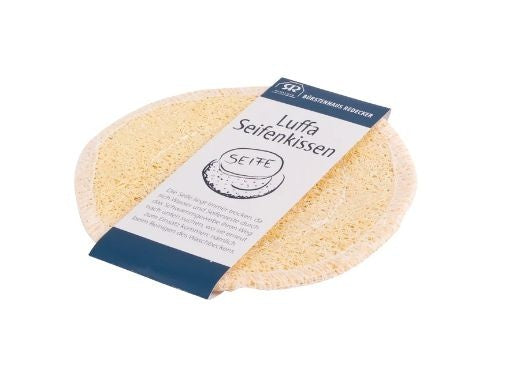 Loofah: Round Soap Cushion Traditional Handcrafted - Natural