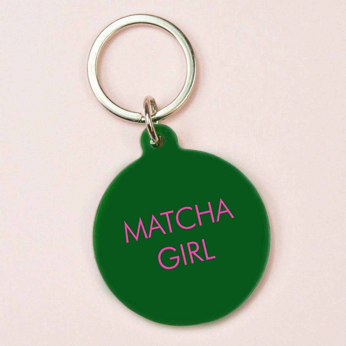 Key Ring: Matcha Girl - Green  - Flamingo Candles