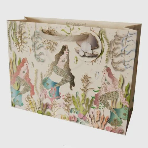 Gift Bag: Shopper Mermaids Glitter - Five Dollar Shake