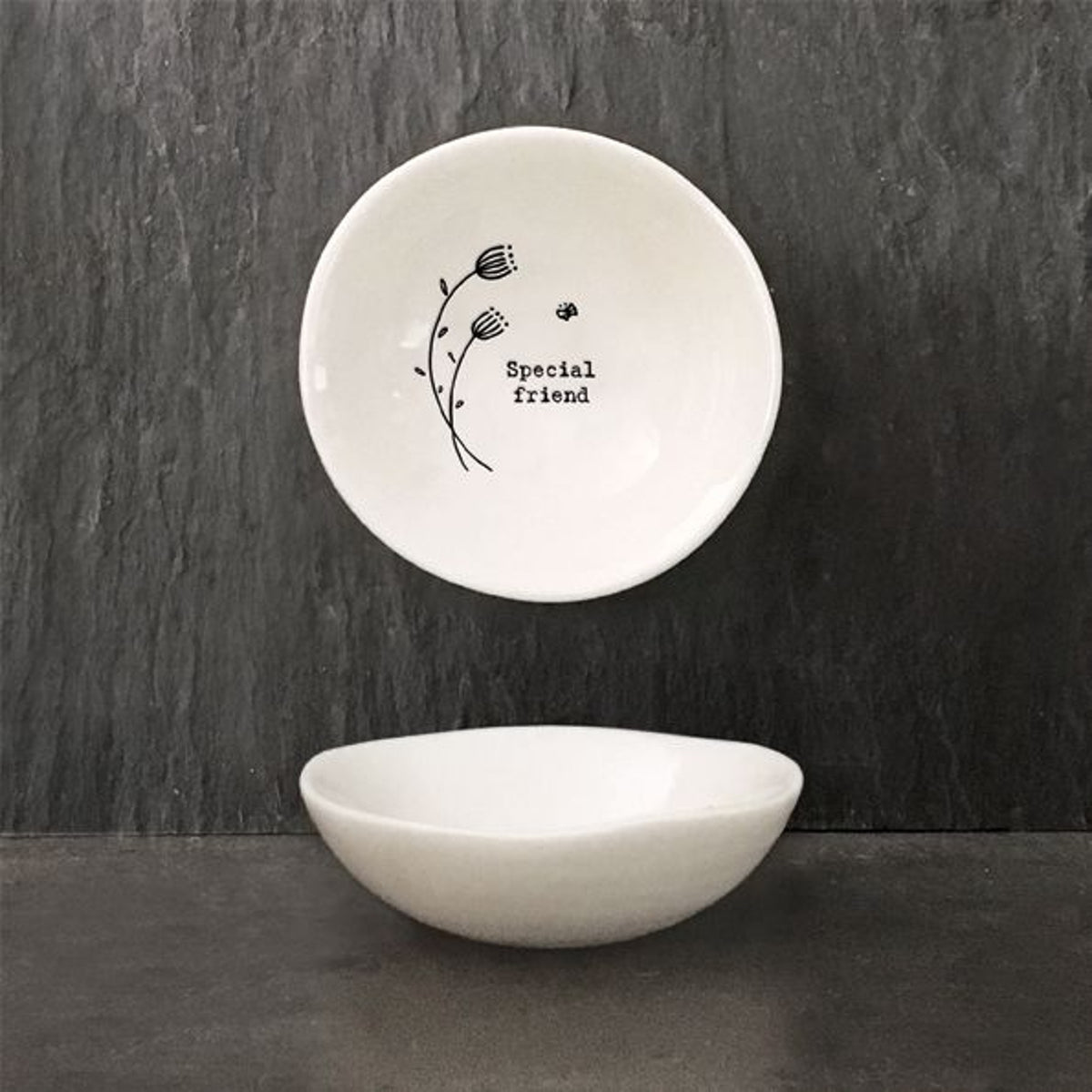 Mini Bowl: Porcelain Special Friend Small - White