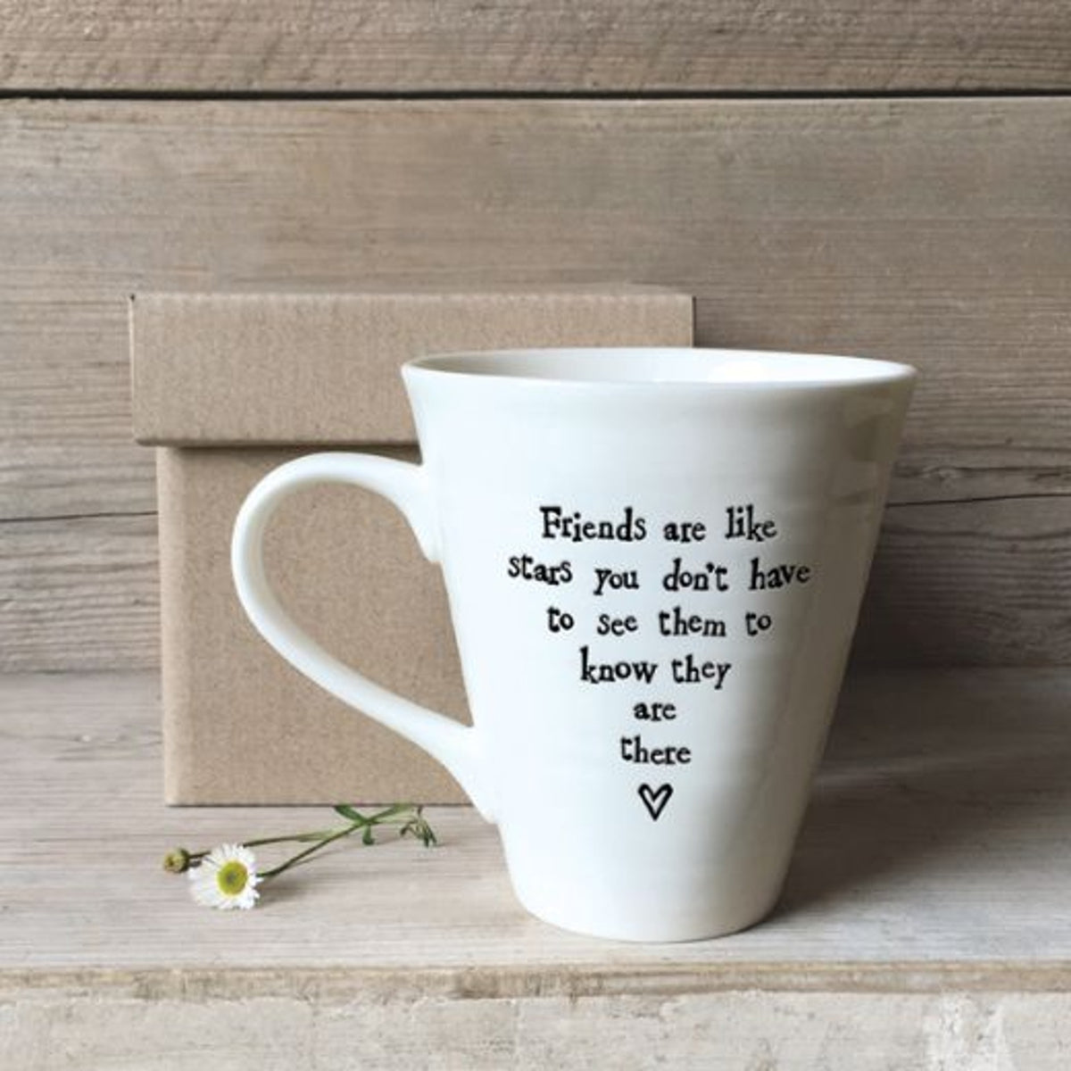 Mug: Porcelain Friends Are Like Stars Boxed - East of India