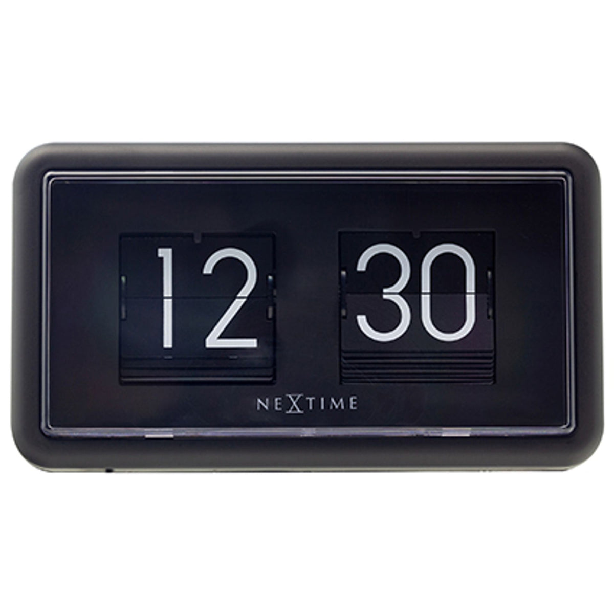 Flip Clock: Table Retro = Black & White