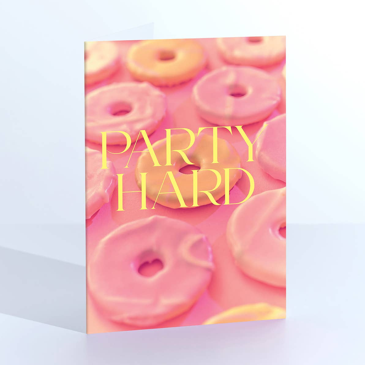 Birthday Card: Party Hard Biscuits - Ornament Art