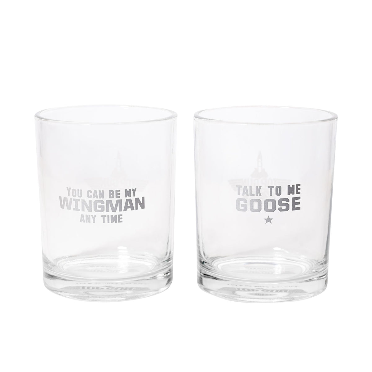 Tumbler Set: Glass Wingman Goose - Boxed - Top Gun