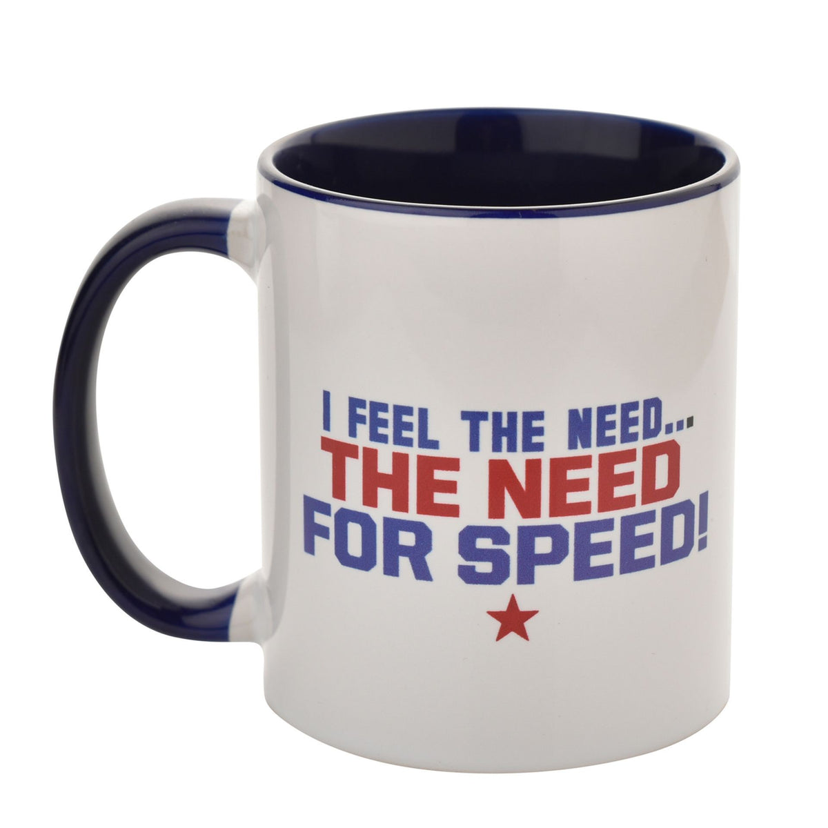 Mug: Ceramic Feel the Need for Speed - Navy - Top Gun