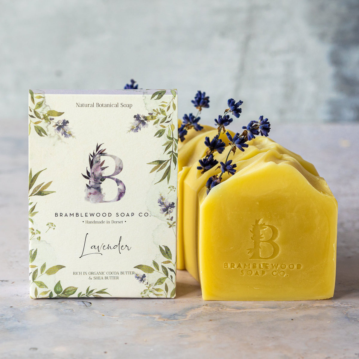 Handmade Soap Natural Organic Lavender - Botanicals