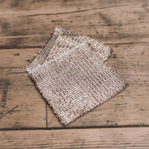 Scrubbing Cloth: Woven Copper Fibre Set of 2 - Bronze