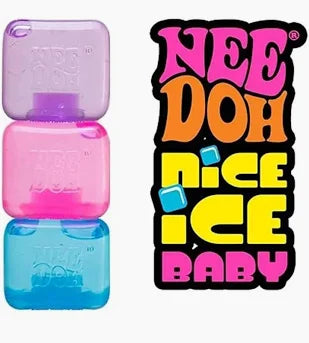 Stress Ball: Nice Ice Baby Mini Teenie Cube Fidget Toy Individual - Needoh