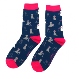 Socks: Retriever - Navy - Miss Sparrow