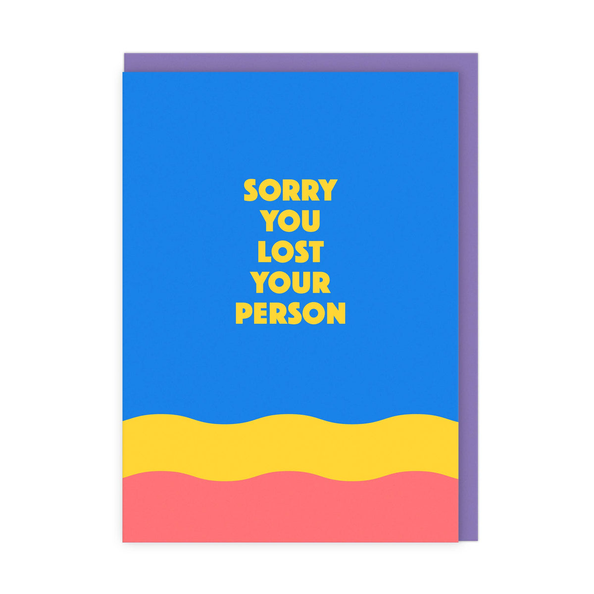 Sympathy Card: Sorry You Lost Your Person - LoveLostDiscoballs