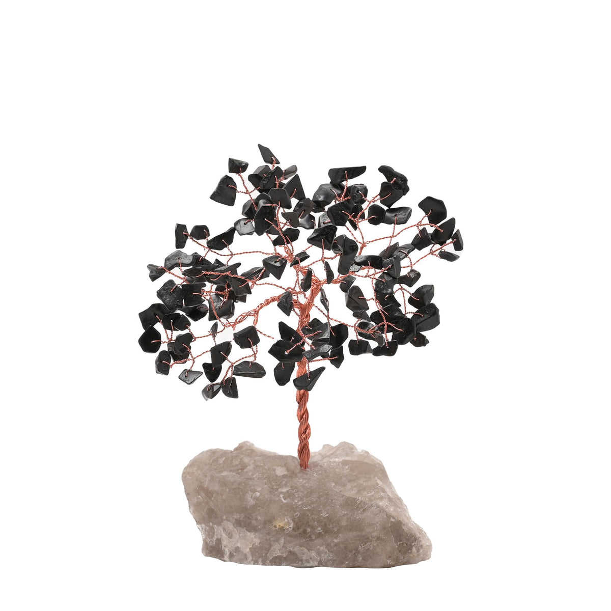 Gemstone Tree Black Tourmaline - Healing & Protection - Small Serenity  - Black
