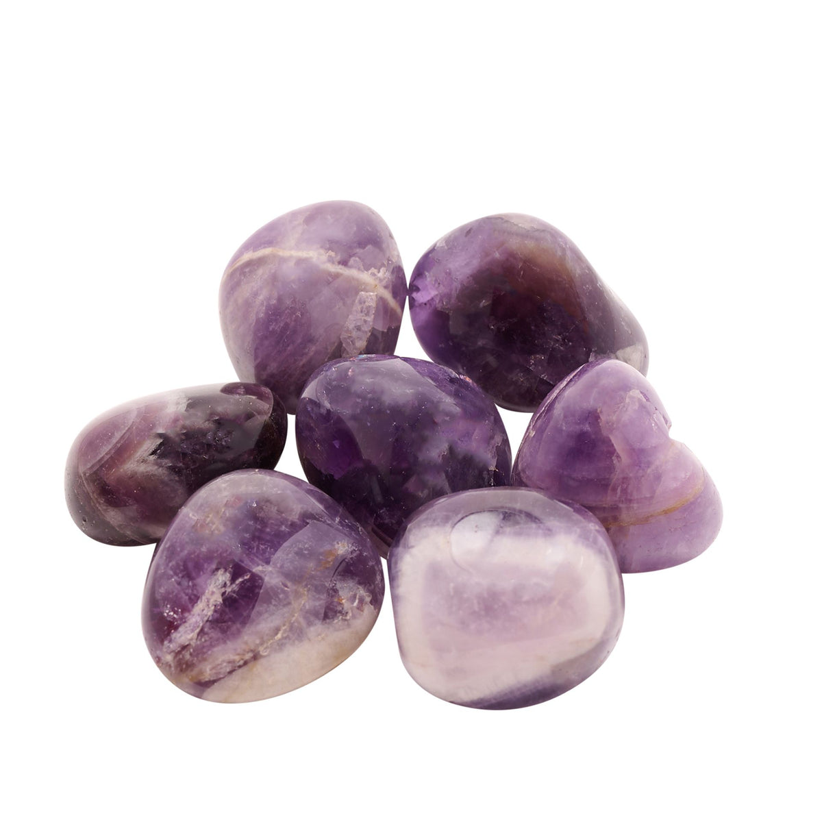 Healing Crystal Individual Polished Gemstone Polished Ametheyst 2-3cm  - Purple