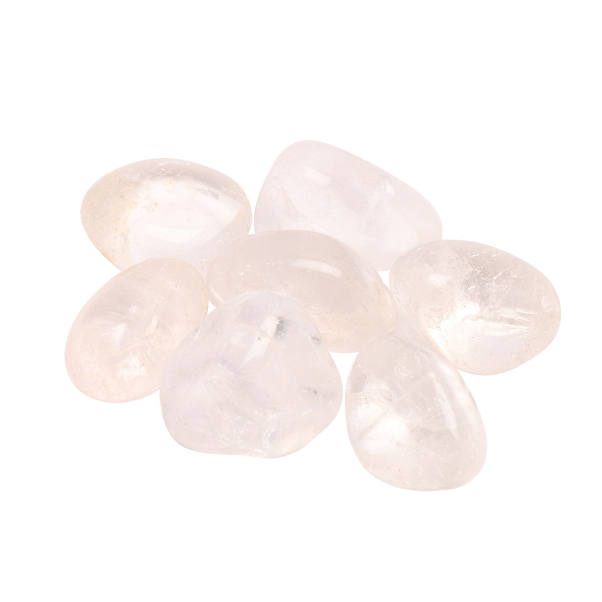 Healing Crystal Individual Gemstone Polished Rock Quartz 2-3cm  - White