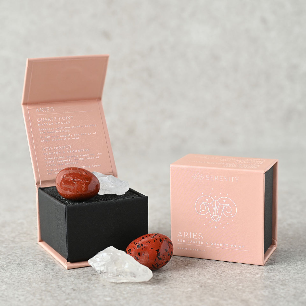 Crystal Set: Zodiac Boxed - Aries - Serenity