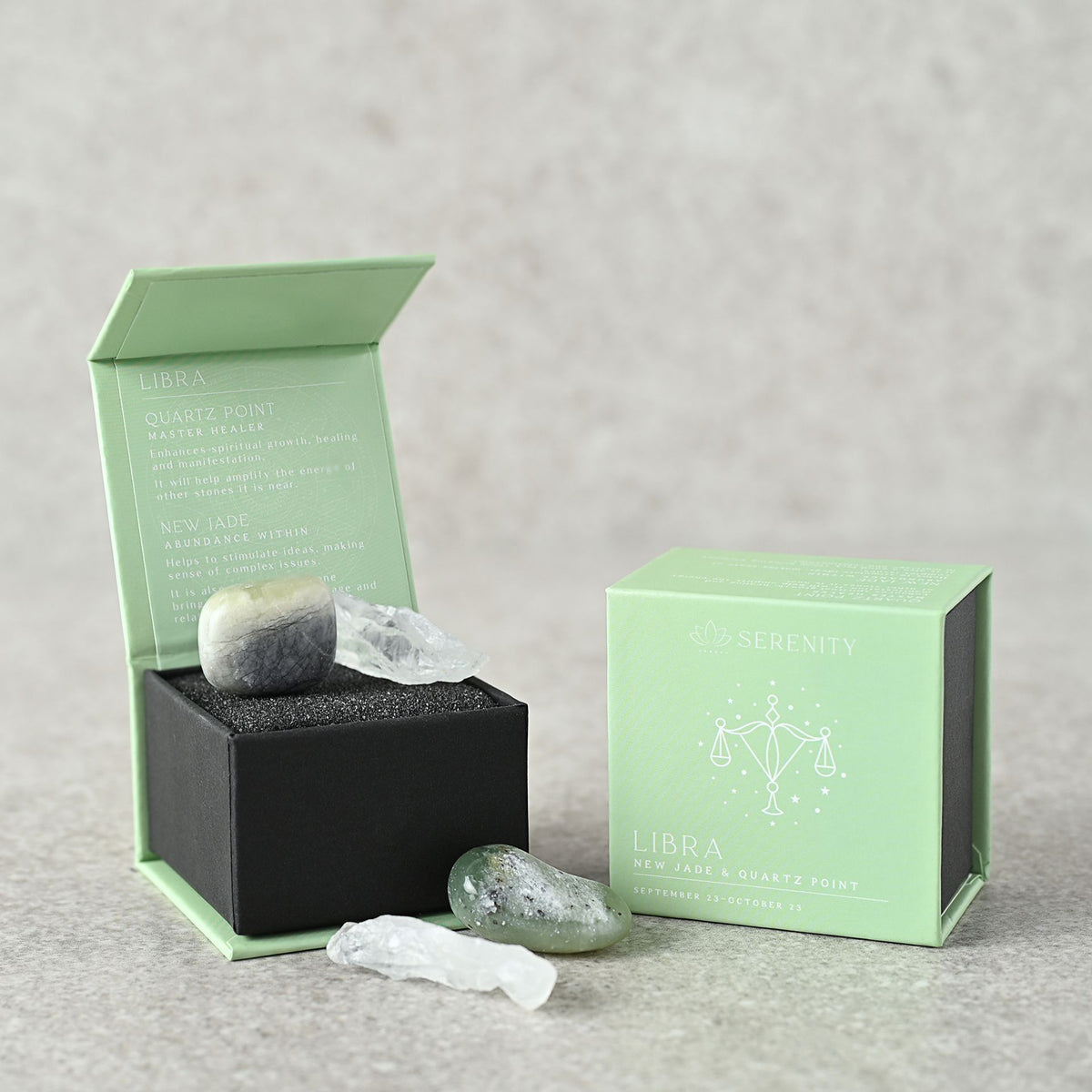 Crystal Set: Zodiac Boxed - Libra - Serenity
