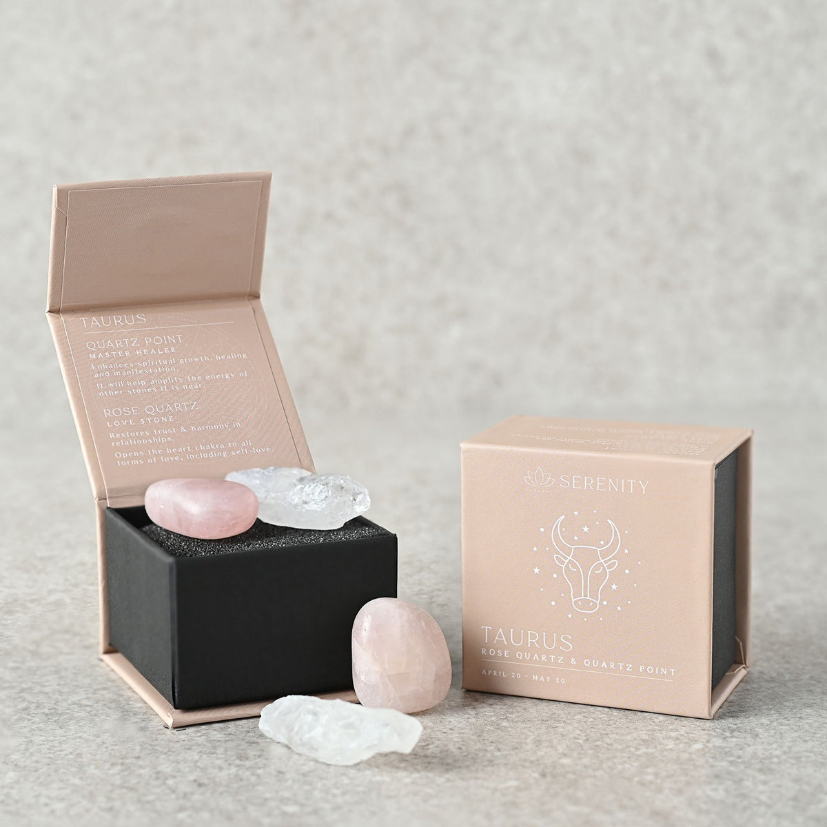 Crystal Set: Zodiac Boxed - Taurus - Serenity