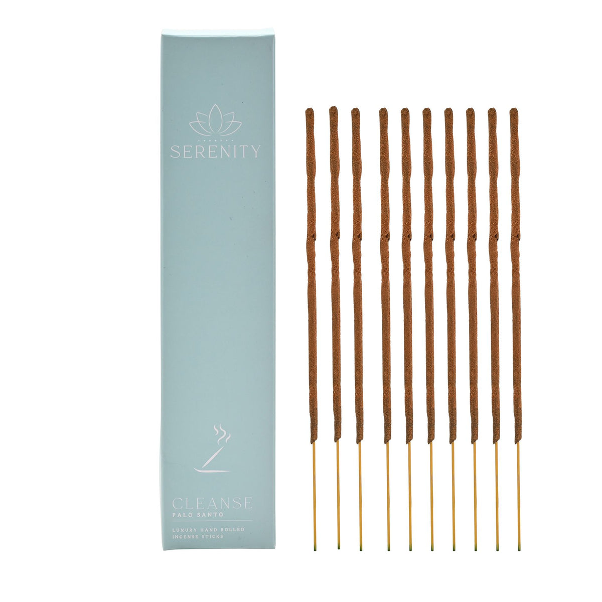 Incense Sticks: Cleanse Pack of 10 Palo Santo - Green - Serenity