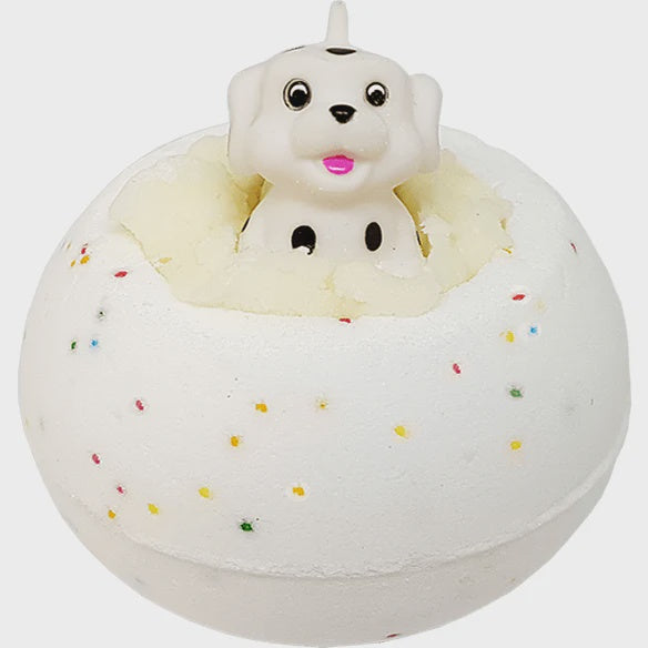 Bath Bomb Blaster: Spot On Dog Toy - White - Bomb Cosmetics