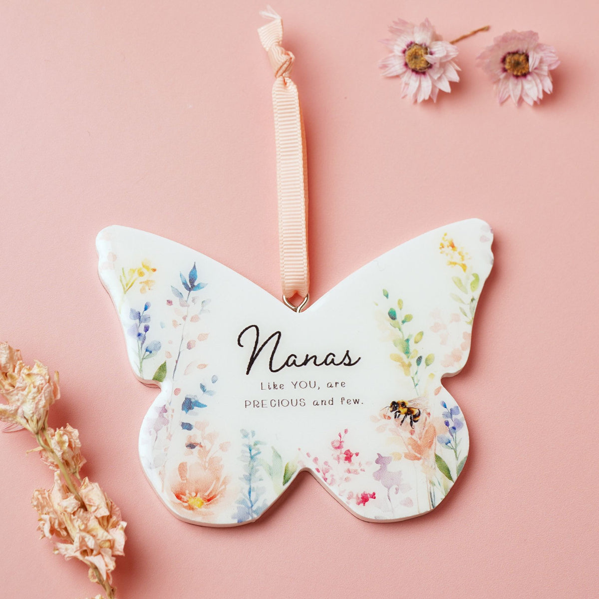 The Cottage Garden Floral Hanging Butterfly - Nanas