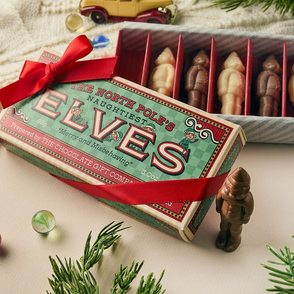 Chocolate: The Naughtiest Workshop Elves - The Chocolate Gift Company