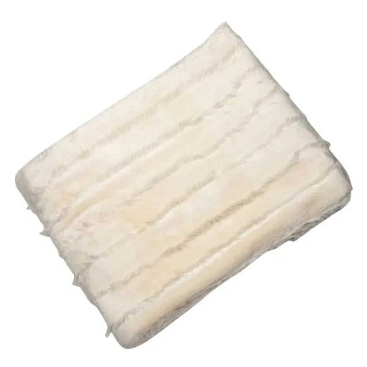 Throw: Soft Ruffled VOLGA - Ivory - Malini