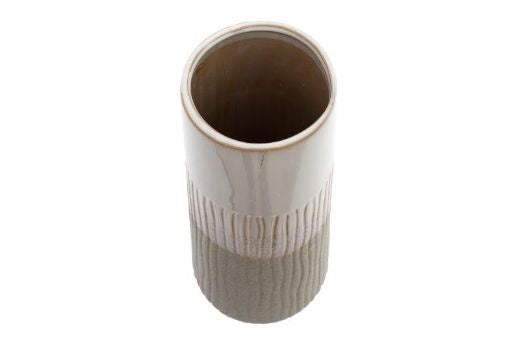 Vase: Ceramic Glazed Rustic Large - Natural - Maison Rustic