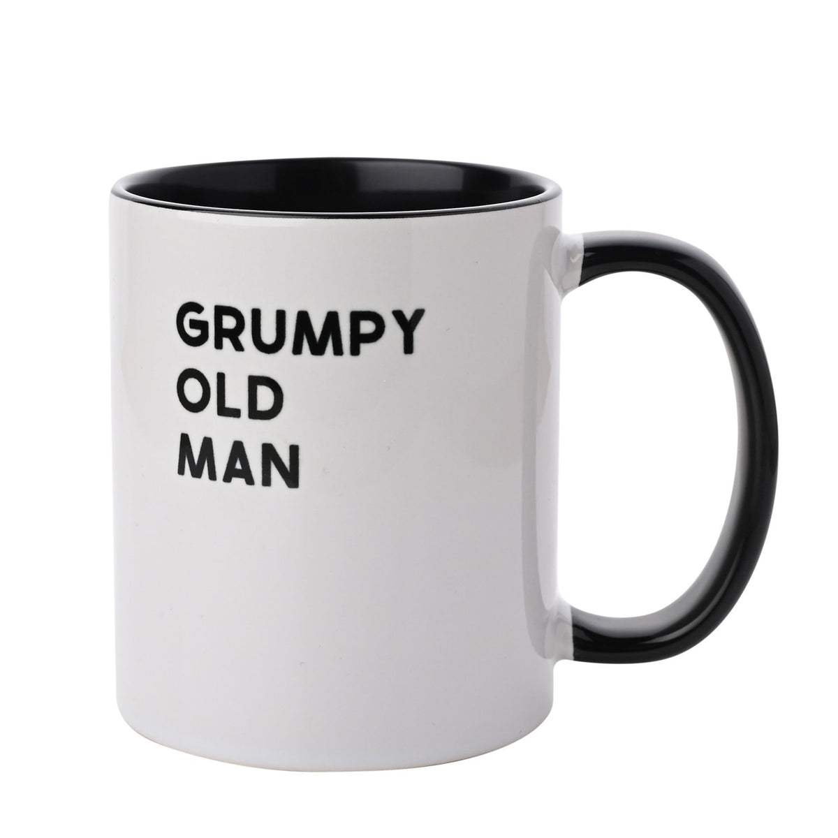 Mug Ceramic Grumpy Old Man - Black - Hullabaloo