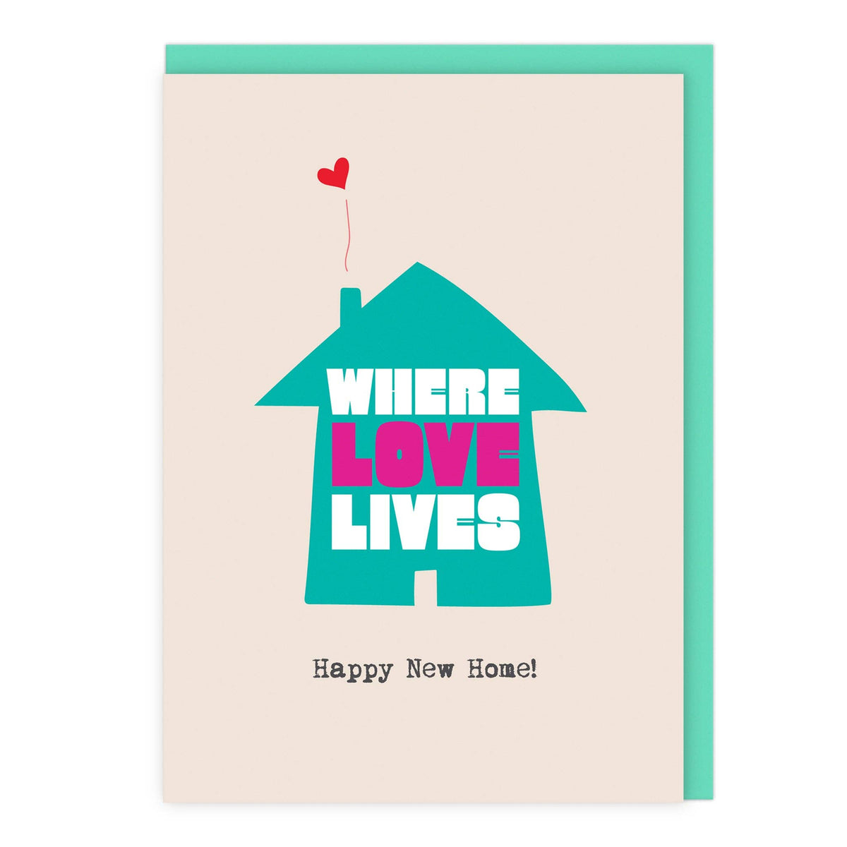 New Home Card: Where Love Lives - LoveLostDiscoballs