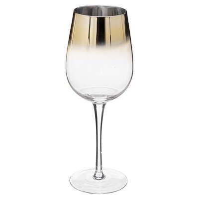 Wine Glass: Gold Edge Arya - Gold - HOME - My Gifts Trade