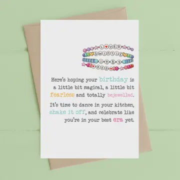 Birthday Card: Swiftie Birthday - DANDELION Stationary