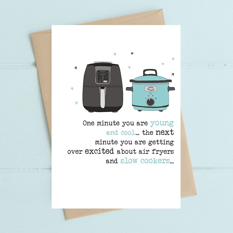 Card: Funny Air Fryers & Slow Cookers - Dandelion Stationary