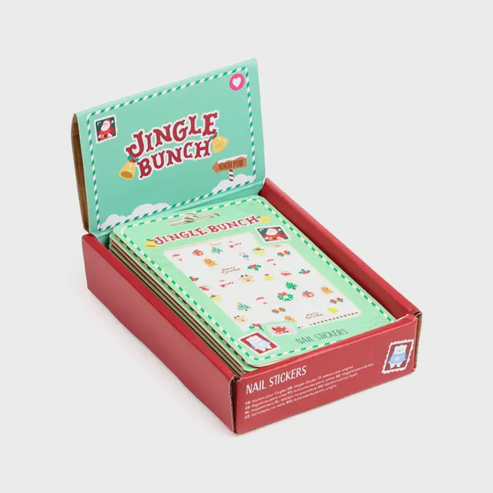 Children's Nail Stickers: Jingle Bunch Christmas  Self Adhesive - Puckator