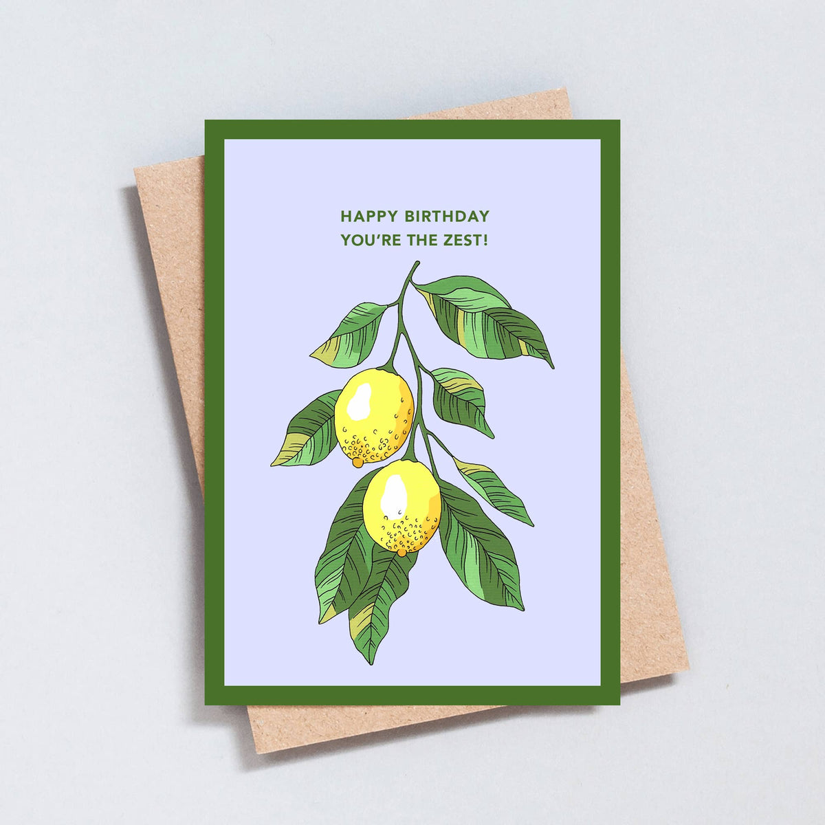 Birthday Card: You're The Zest - The Type Club